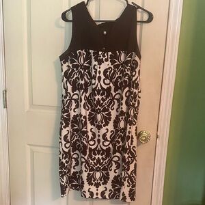 Dressbarn Elegant Brown Dress